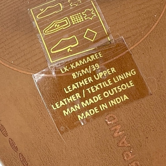 New Lucky Brand Kamaree Western Cowboy Bootie Chocolate Brown Suede Size 8.5 - Picture 9 of 10